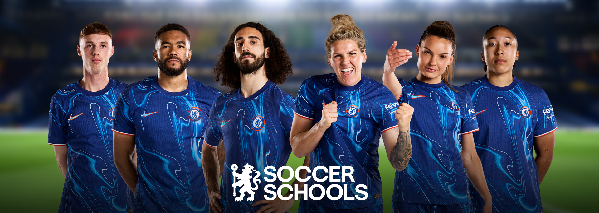 CFC players posing